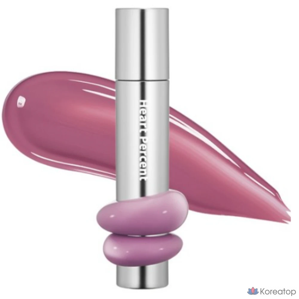 Тинт для губ Heart Percent Dot On Mood One Way Glow, 4 г, оттенок 06, цвет «выцветший сиреневый», 1 шт.