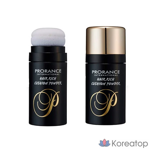 Пудра для волос Prorance Hair Rich Cushion Powder, № 1, натуральный коричневый, 1 шт.