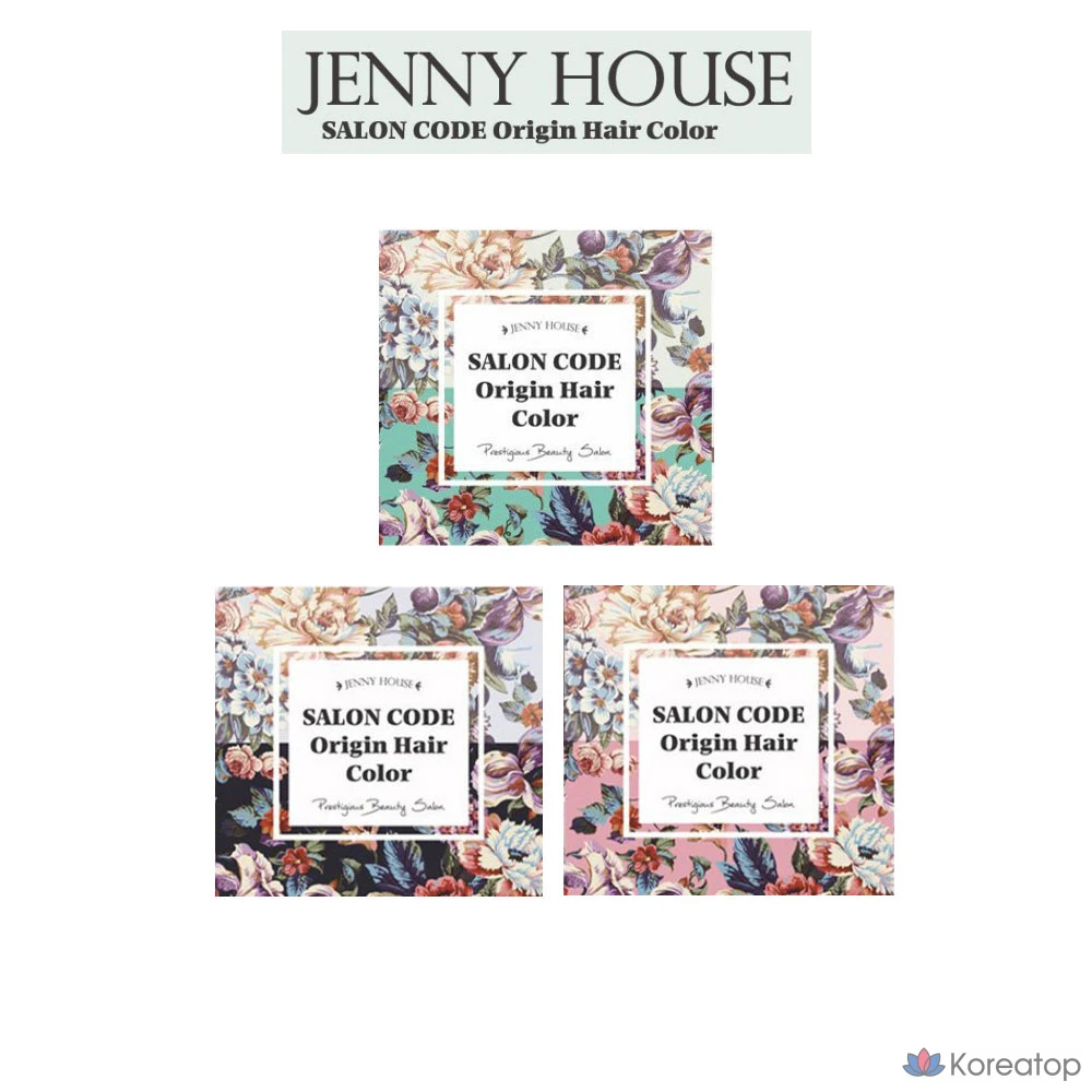 Краска для волос JennyHouse Salon Code Origin, темно-коричневая, 1 шт.