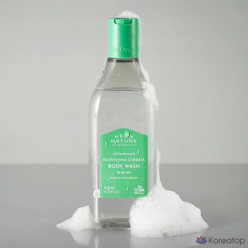 Гель для душа Dr. Orga с мягкой кислотностью и экстрактом полыни, 325 мл, 1 шт., фото 3