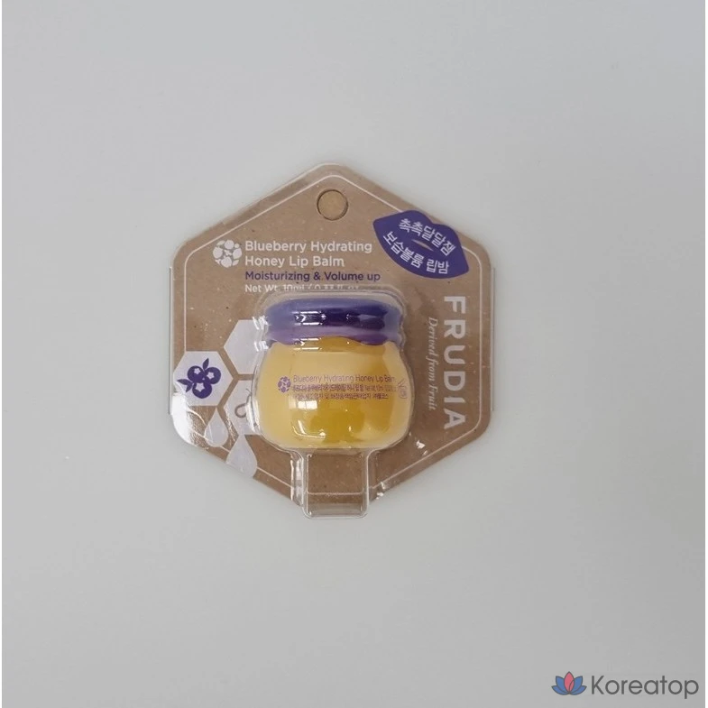 Увлажняющий медовый бальзам для губ Frudia с черникой, 10 мл, 1 шт.