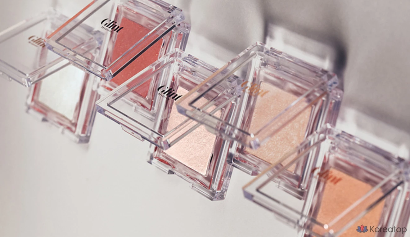 Хайлайтер Glint by VDIVOV 2,3 г, оттенок 05 Peach Moon, 1 шт., фото 6