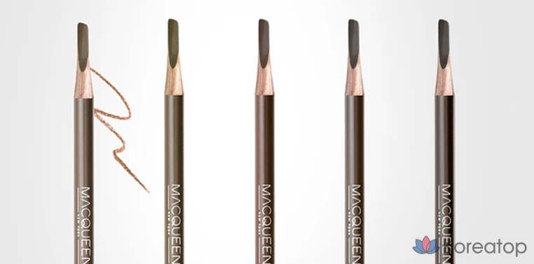 Карандаш для бровей Mqny New York My Strong, 1,2 г, натуральный коричневый, 1 шт., фото 7