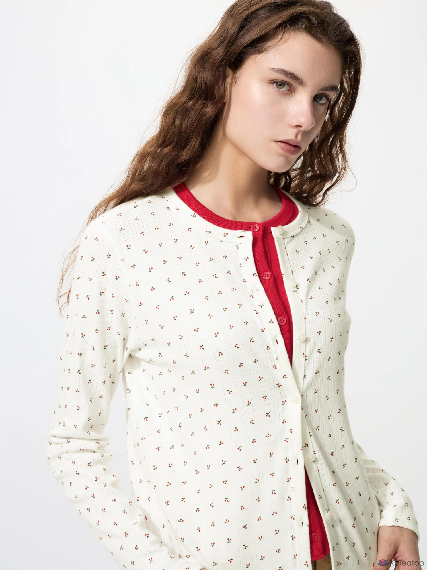 Кардиган Uniqlo Pointelle Print