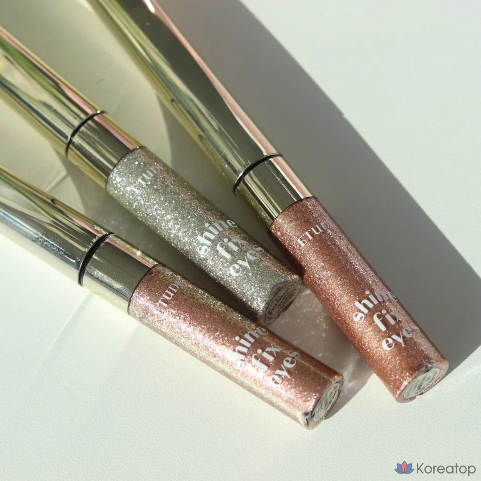 Блестки для век Shine Fix Eyes Glitter, 4 вида: Etude House Champagne, Mystic Love, Sparkle, Pretty and Radiant. Перламутровые тени Points Pearly Art, № 3, Love Galaxy, 1 шт.