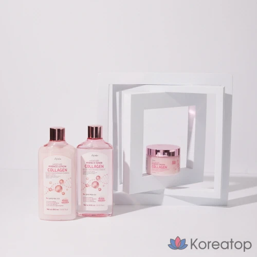 Набор Esfolio Collagen Basic из 3 средств (тоник + лосьон + крем), 1 шт.