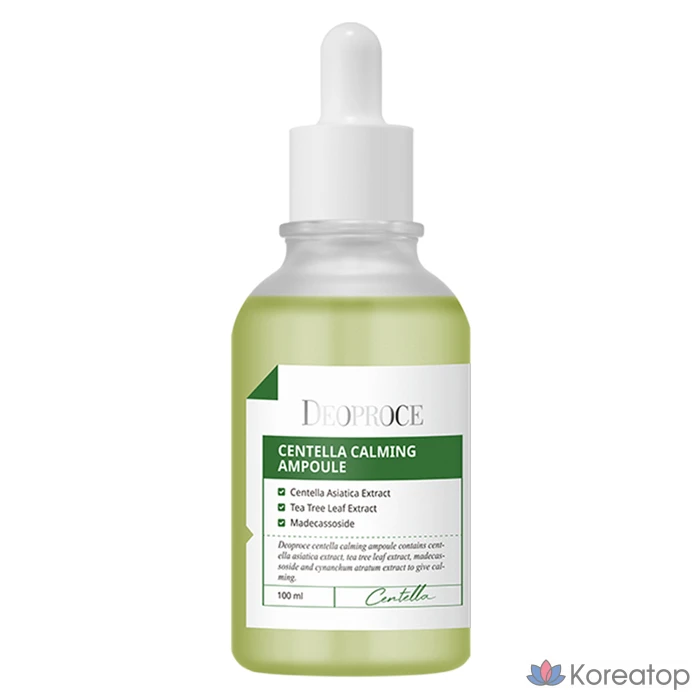 Успокаивающая ампула Deoproce с экстрактом центеллы, 100 мл, 1 шт.