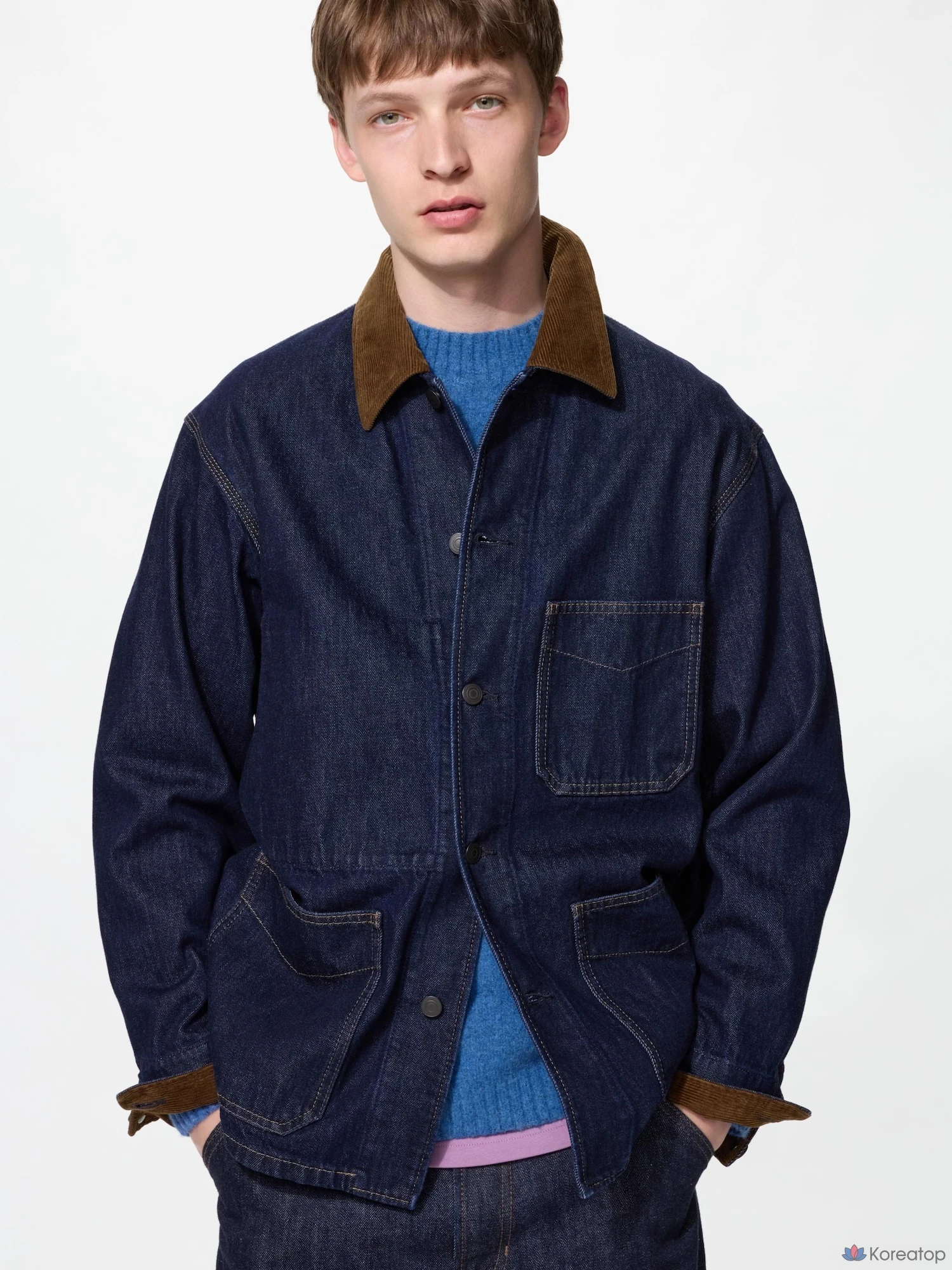 Комбинезон Uniqlo Coverall, джинсовый