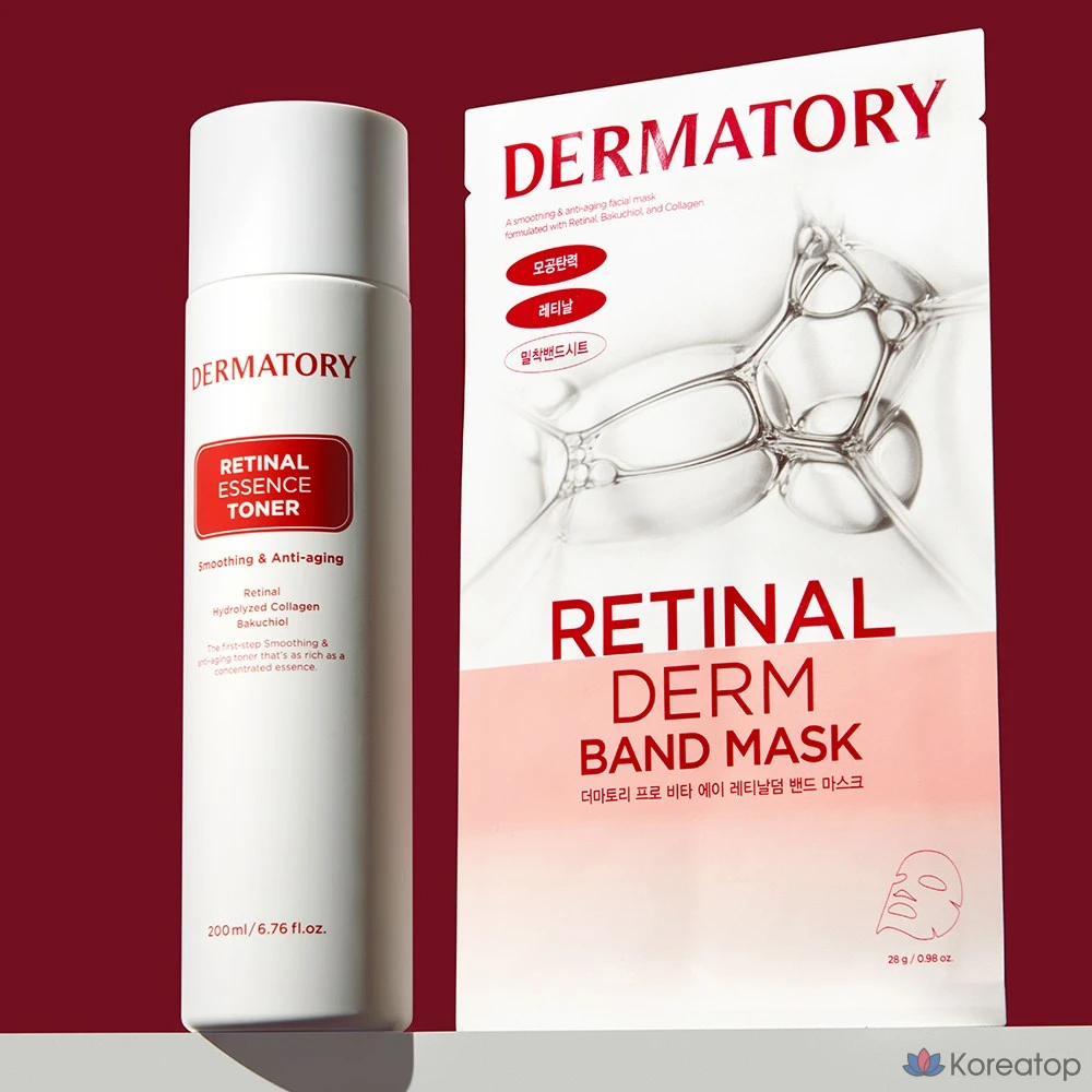 Тканевая маска для лица Dermatory Pore Elastic Retinal Derm Band Mask, 5 шт., фото 5
