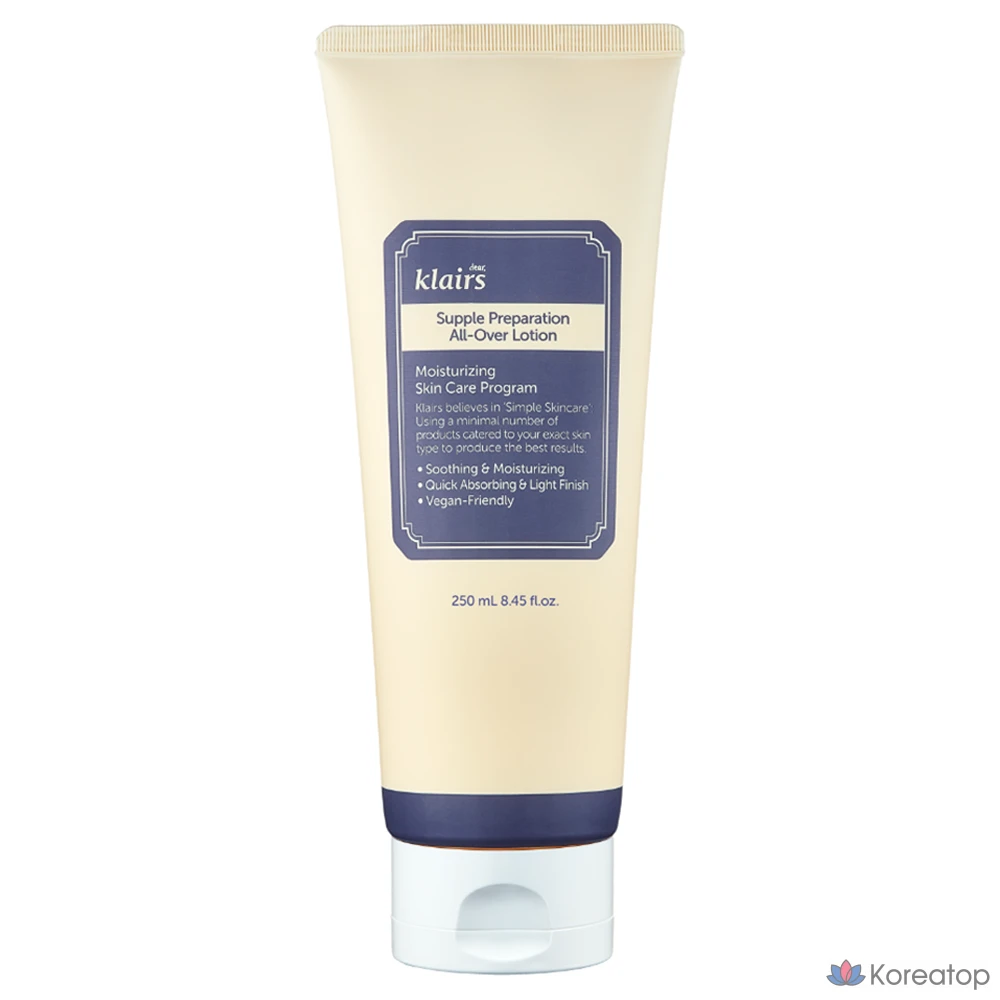 Лосьон для тела Dear, Klairs Supple Preparation All Over Lotion, 250 мл, 1 шт.