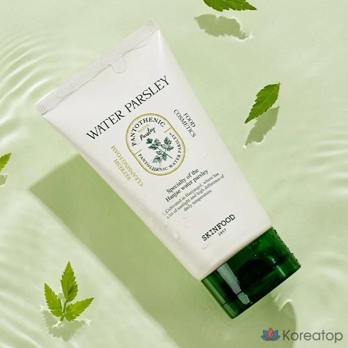 Освежающая очищающая пенка Skinfood с пантотеновой водой и петрушкой, 150 мл, 1 шт.