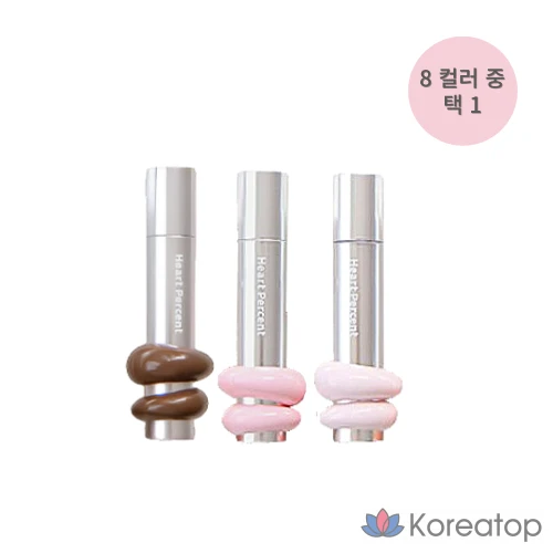 Тинт для губ Heart Percent Dot On Mood One Way Glowy Tint, оттенок 03 Fancy Apricot, 1 шт.