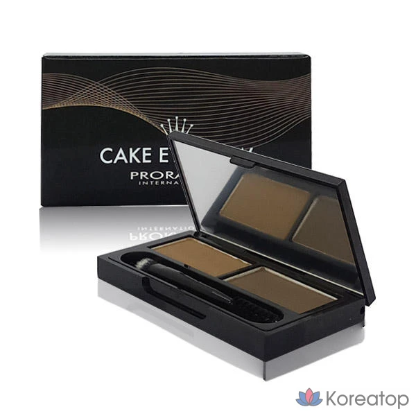Тени для бровей Prorance Cake (2 цвета), 1 шт.