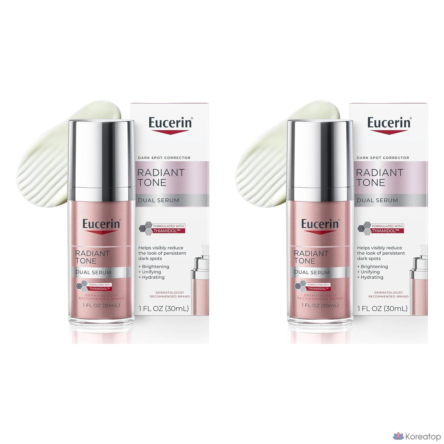 Сыворотка Eucerin Radiant Tone Dual Serum Dark Spot Serum, 30 мл, 2 шт.