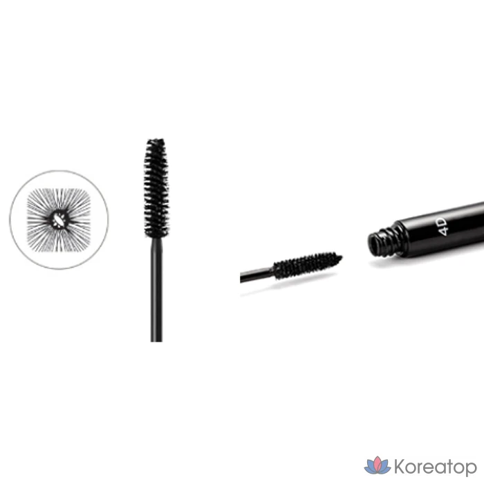 Тушь для ресниц Missha 4D Mascara, оттенок Black, 7 г, 1 шт.