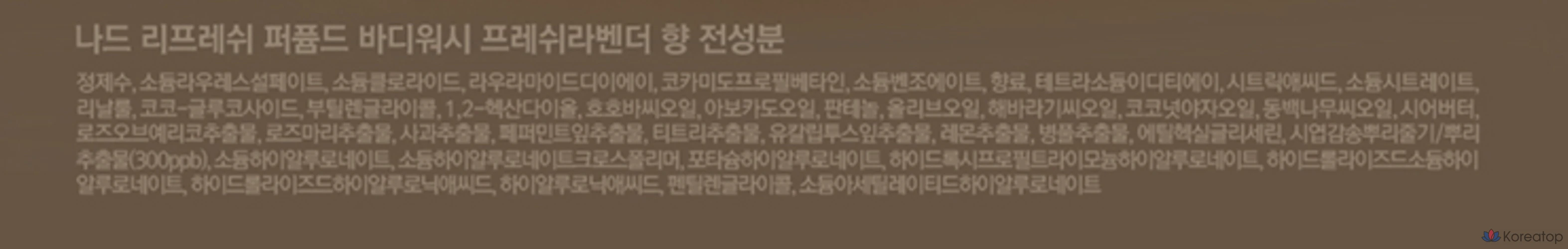 Парфюмированный гель для душа NARD Refresh со свежей лавандой, 1 л, 1 шт.