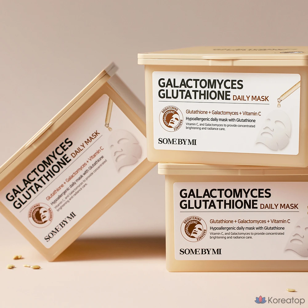 Маска для лица Some By Mi Galactomyces Glutathione Daily Mask, 1 шт., 30 штук