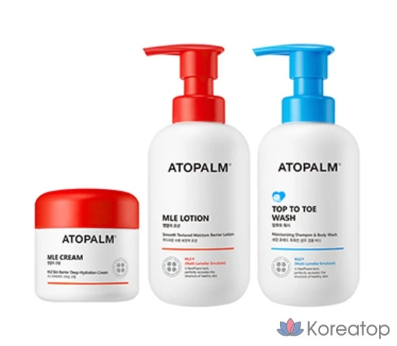 Набор для ухода Atopalm MLE Lotion + Top-to-Toe Wash 3-piece Set, 3 шт., фото 10