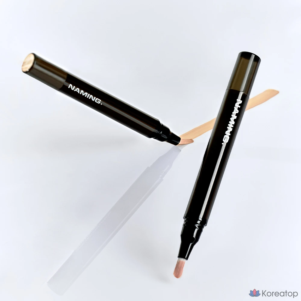 Кисть для консилера NAMING Skin Fit, 2,2 мл, 1 шт., P00 Персиково-бежевый, фото 5