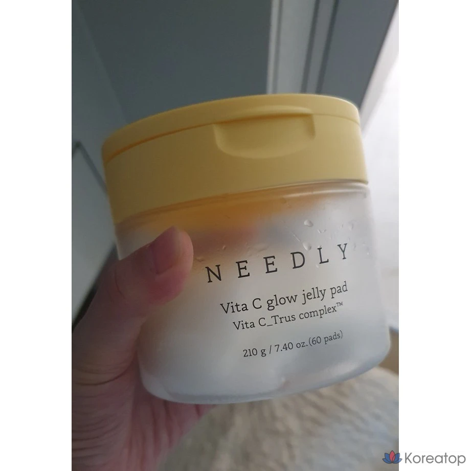 Гелевые подушечки Needly Vita C Glow, 210 г, 60 листов, 1 упаковка.