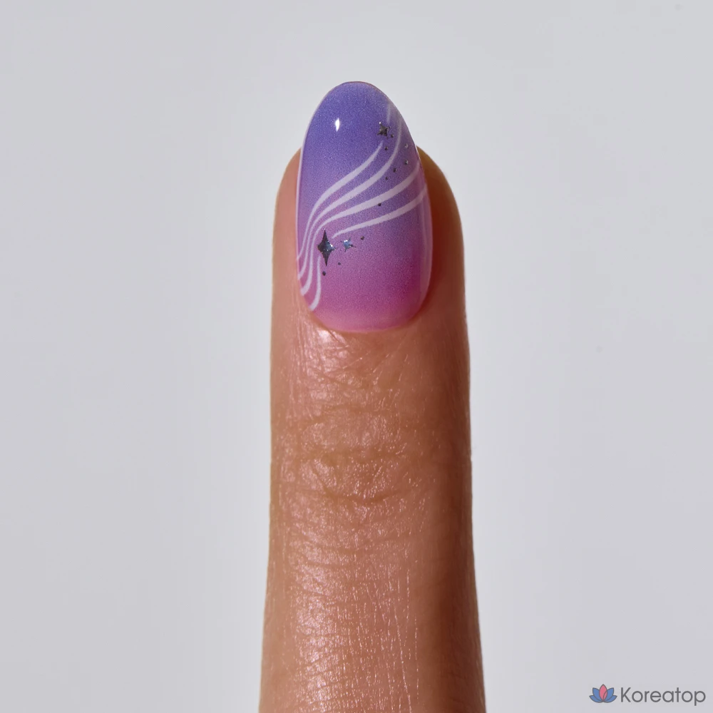 Гель-лак для ногтей Ohora Real Gel Tip, оттенок Aurora Halo, 1 шт., фото 4