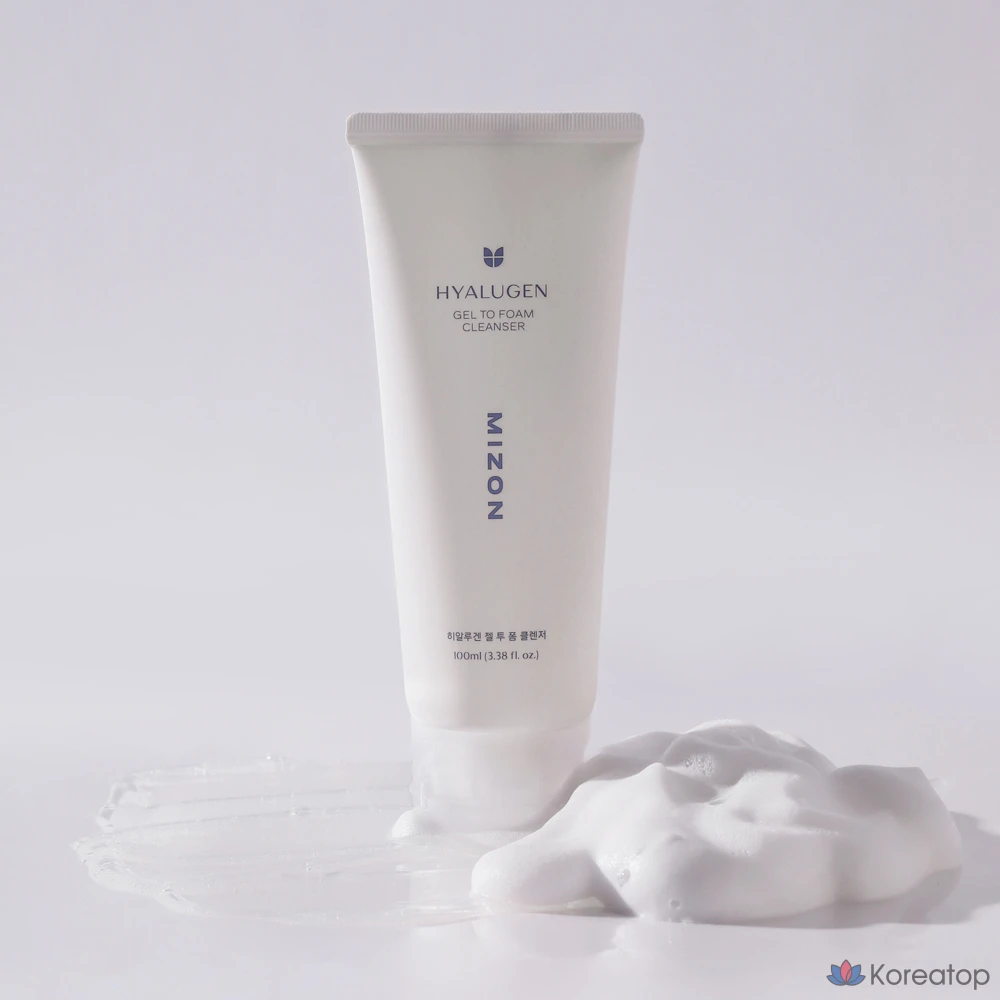 Увлажняющее очищающее средство Mizon Hyalugen Gel to Foam, 100 мл, 1 шт.