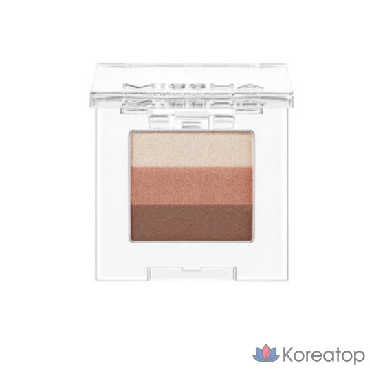 Тени для век Missha Triple Shadow 2 г, оттенок DEWY APRICOT, 1 шт.