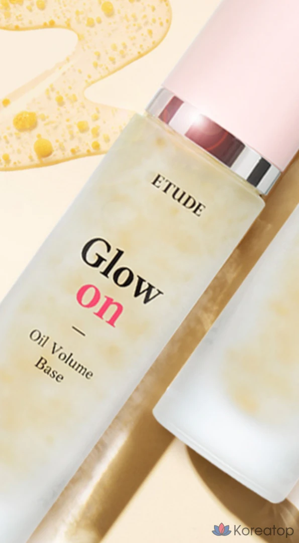 База под макияж Etude House Glow On Base 30 мл, № 02, масляная, 1 шт., фото 3