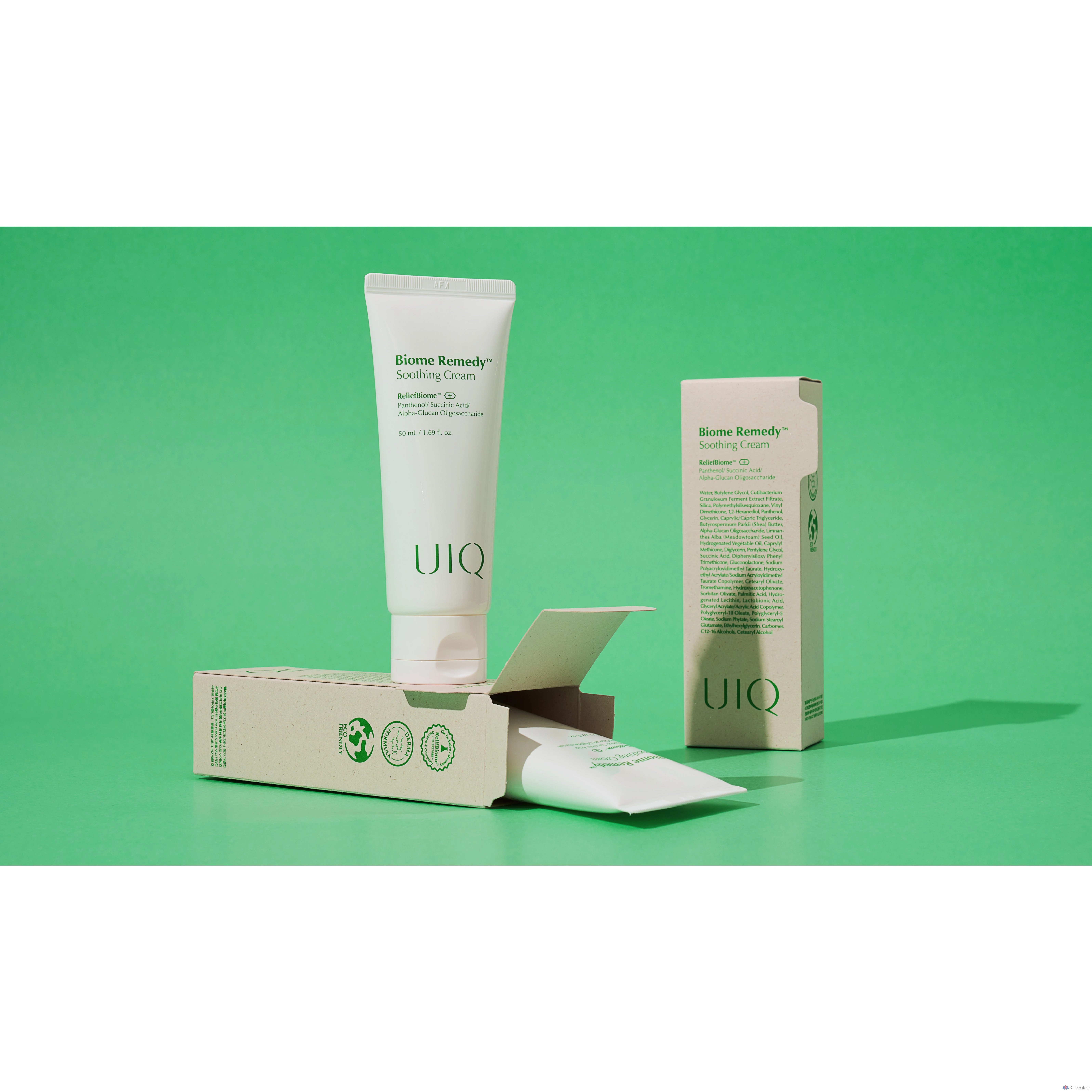 UIQ Biome Remedy успокаивающий крем, 50 мл, 1 шт.