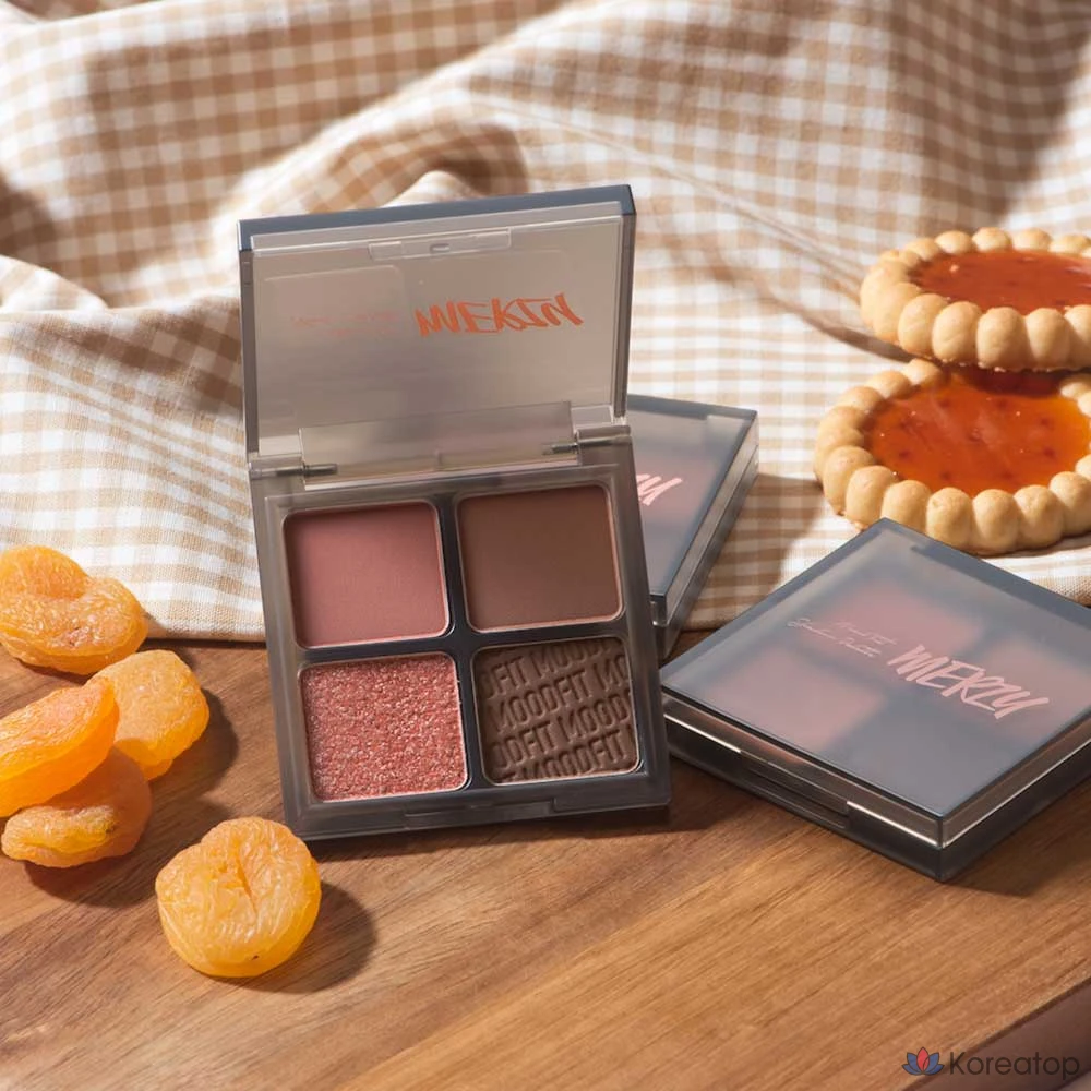 Палетка теней MERZY Mood Fit, S2 Joyful Coral, 1 шт., фото 8