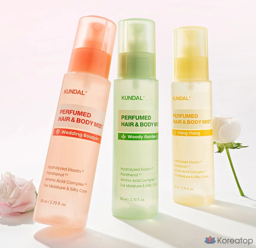Парфюмерный спрей для волос и тела Kundal «Свадебный букет», 80 мл, 1 шт.