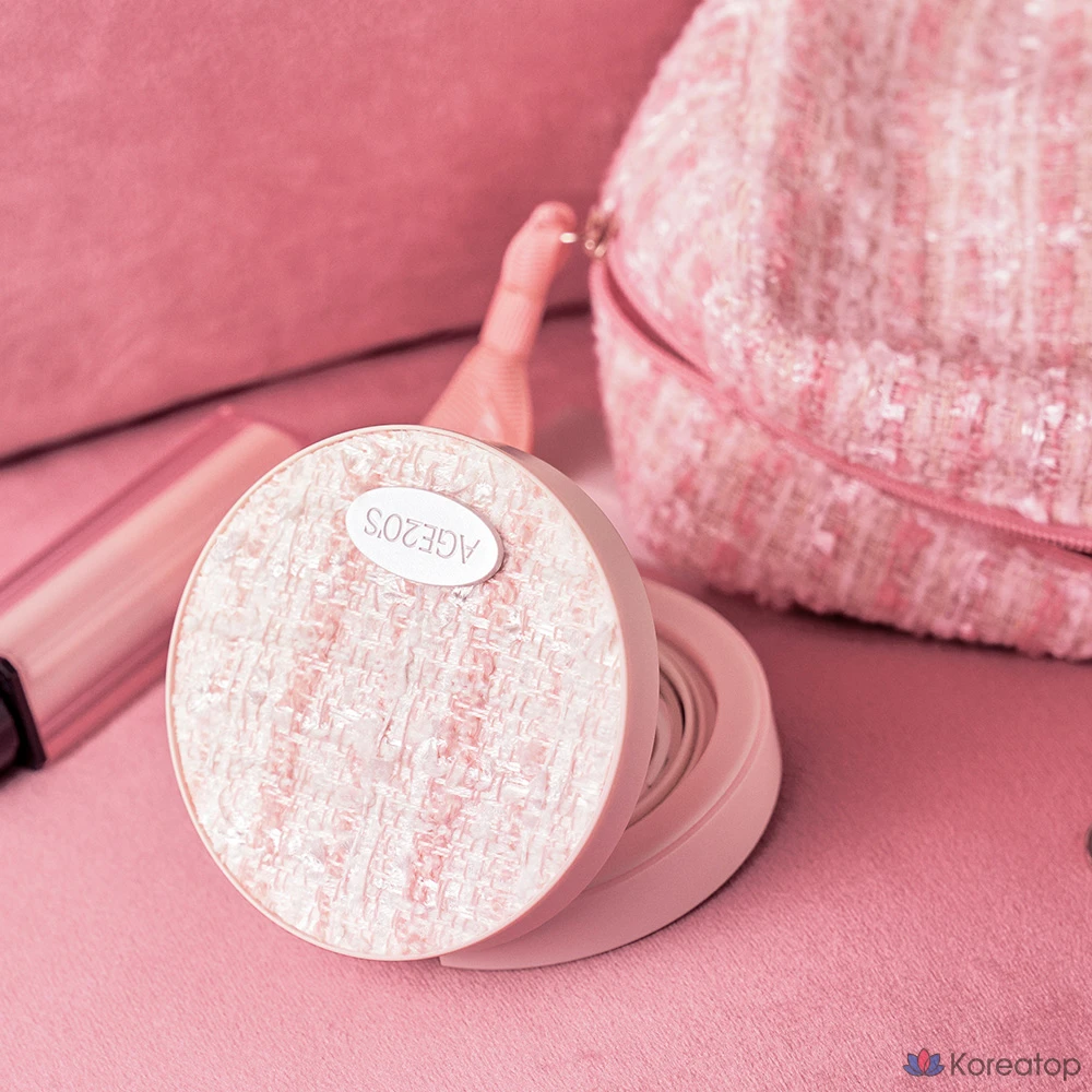 Тональный крем Essence Cover Pact Flora Blooming Tweed Edition, 14 г, оттенок № 23 Medium Beige, 2 комплекта., фото 3