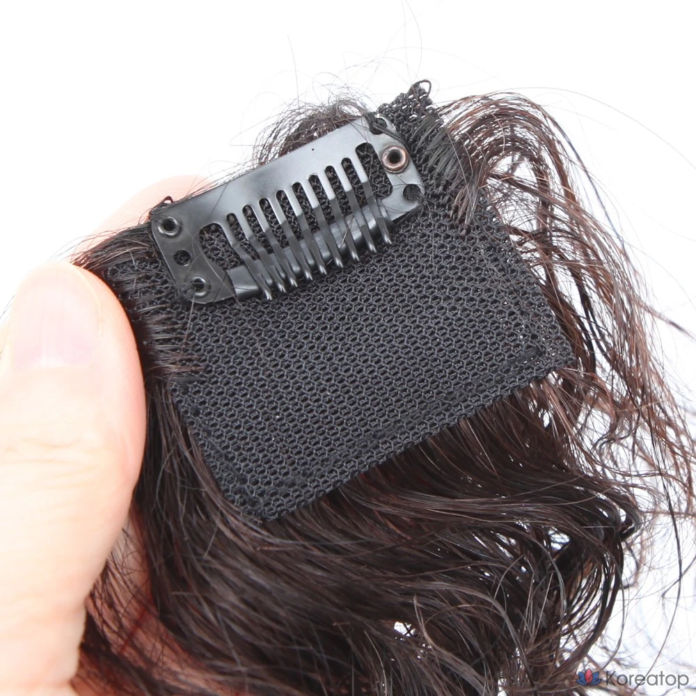 Парик Fox Wig с одной заколкой для создания объема и частичной укладки на макушке, модель W2012, 4 см x 3 см/20 см, 1 шт., натуральный коричневый цвет., фото 5