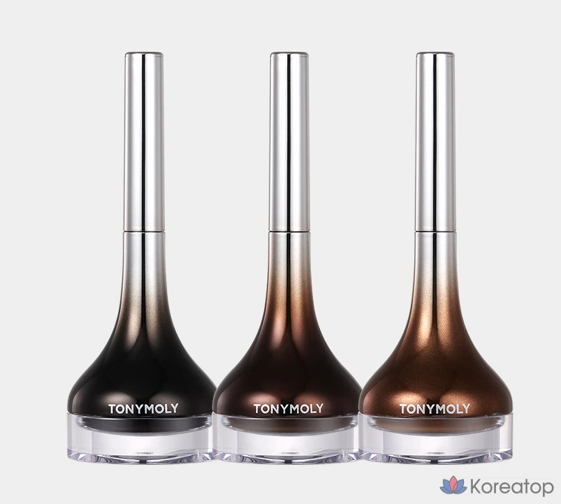 Гелевая подводка для глаз Tony Moly Back Gel Eyeliner Z, 7 г, 01 черная, 1 шт., фото 3