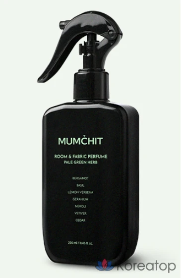 Парфюмированная вода для ткани MUMCHIT Stop, бледно-зеленая трава, 250 мл, 1 шт., фото 2