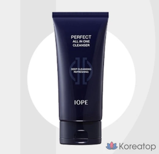 IOPE Men Perfect Clean All-in-One Cleanser, 125 г, 1 шт.