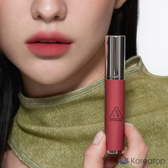 3CE Hazy Lip Clay Tint, Warm Brownie, 1 шт., фото 10