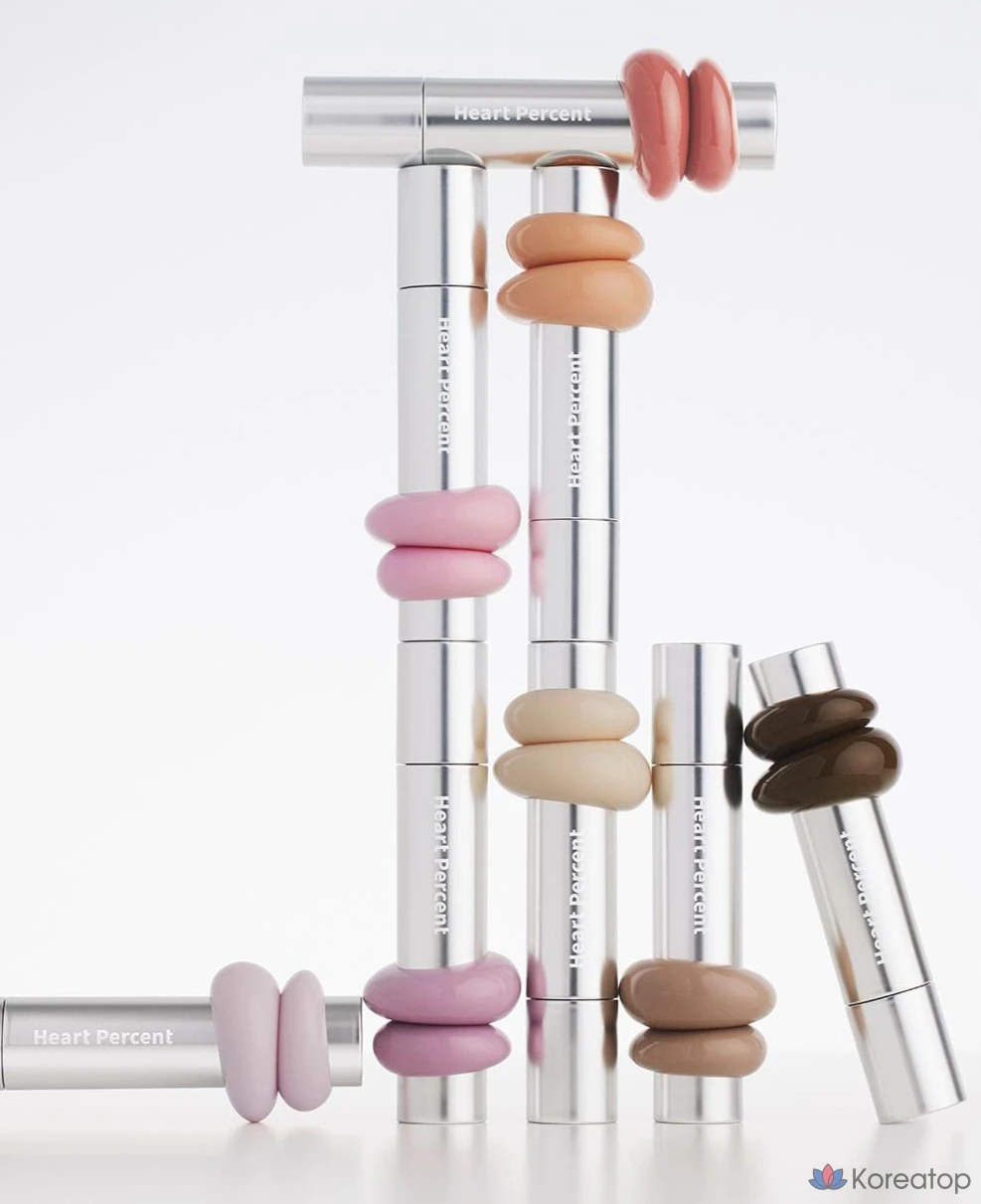 Тинт для губ Heart Percent Dot On Mood One Way Glow, 4 г, 10 шт., Pig Jams, 1 шт., фото 4