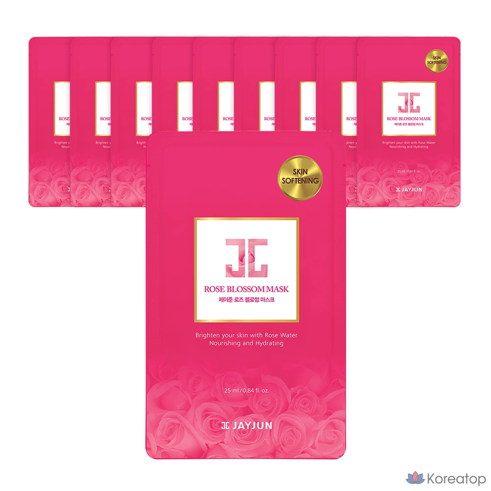 Маска для лица «Цветущая роза» 1STEP, 10 шт., 1 упаковка