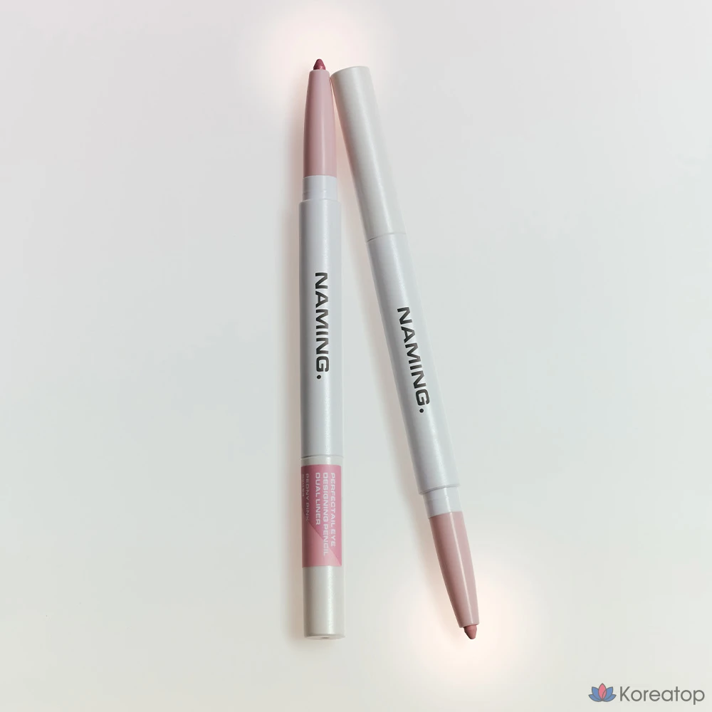 Дизайнерский карандаш для глаз Naming Perfect Tail Eye Dual Liner, 1шт, Румяна розовые, фото 5