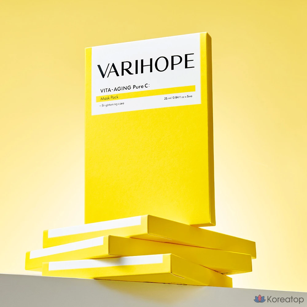Набор масок для лица VARI:HOPE Vita Aging Pure C, 5 штук, фото 8