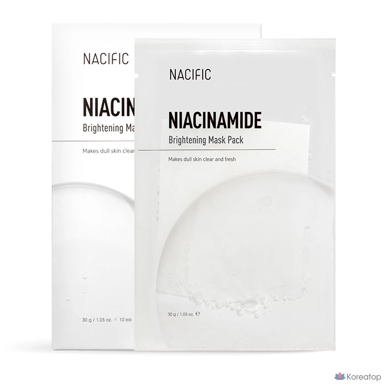 Осветляющая маска для лица NACIFIC с ниацинамидом, 30 г, 1 упаковка, 1 шт.