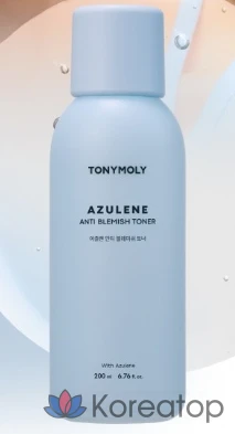 Набор для ухода Tony Moly Azulene Anti-Blemish 2-piece Set (Toner 20 ml + Lotion 20 ml), 2 шт., фото 10