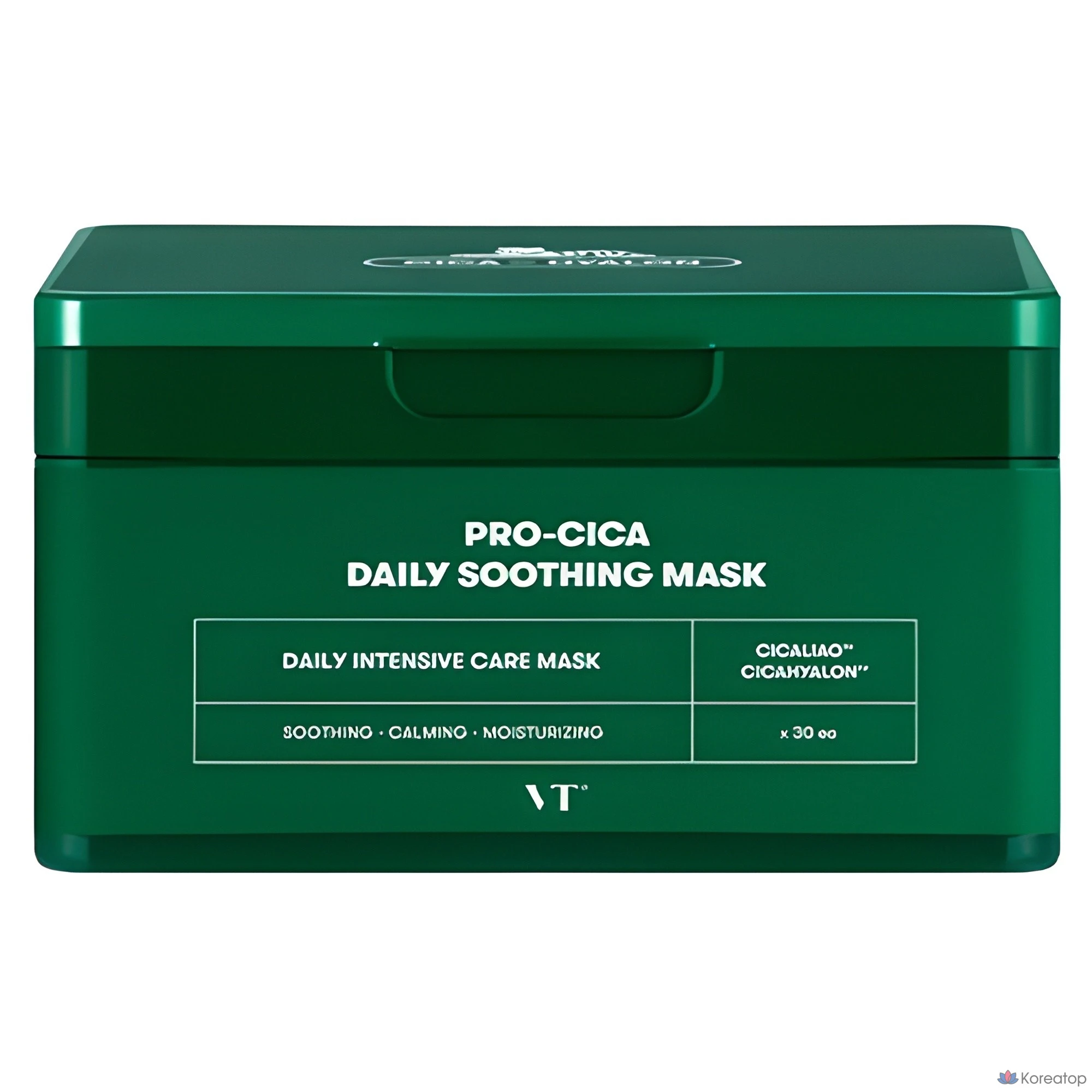 Успокаивающая маска для лица VT Cosmetic Pro Cica, 30 штук, 1 упаковка