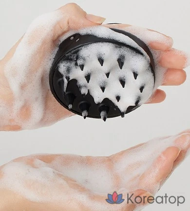 Щетка для чистки кожи головы и окрашивания волос Dr. Banggiwon, черная, 1 шт.