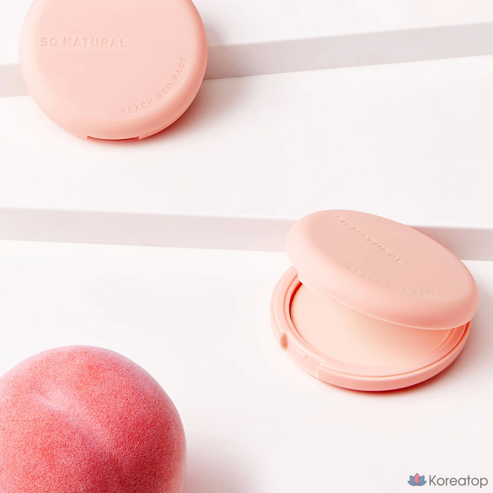 Дезодорант-пудра So Natural Peach Peach, 10 г, 1 шт.