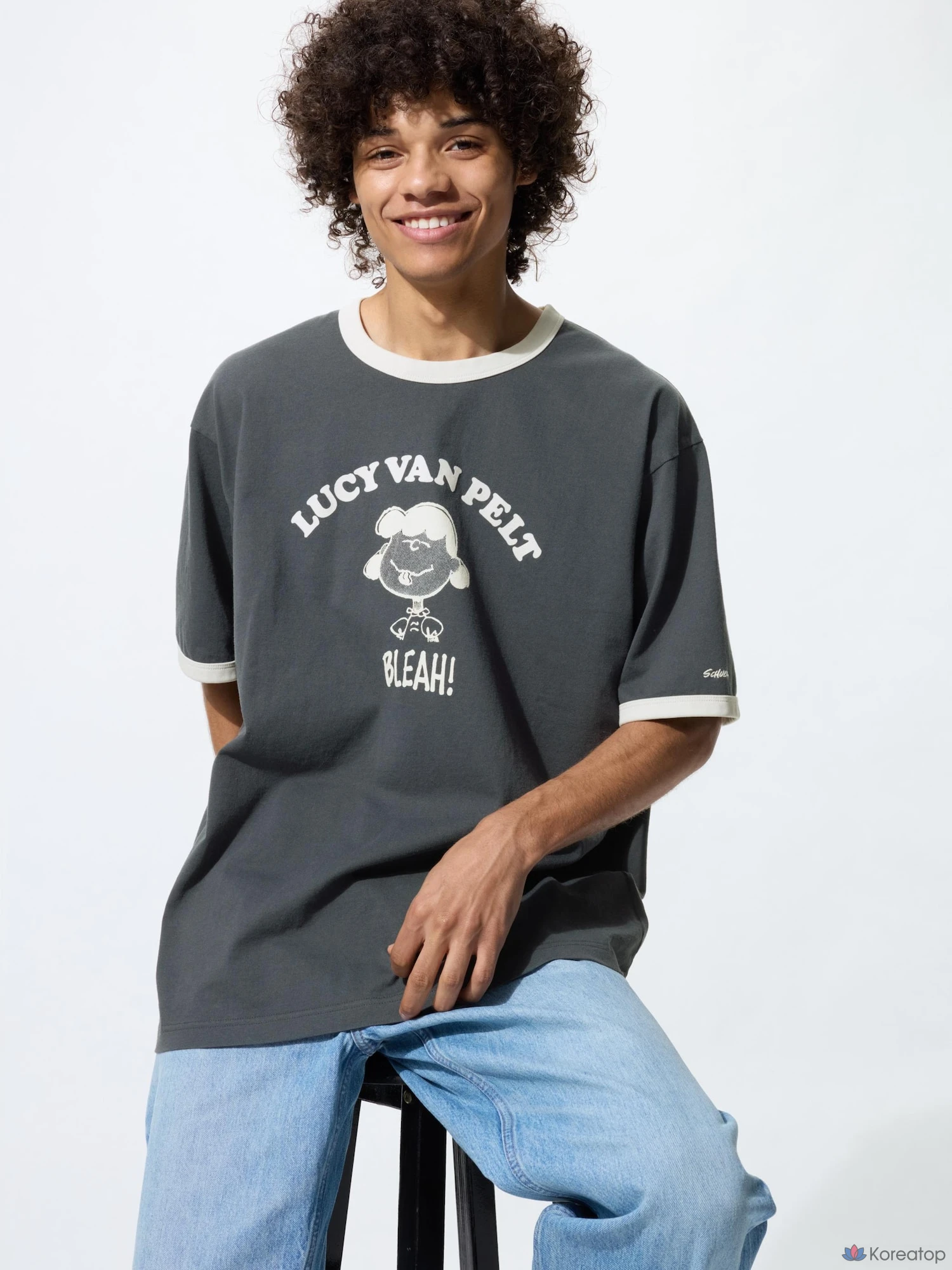 Футболка Uniqlo Peanuts UT Graphic T A Ringer