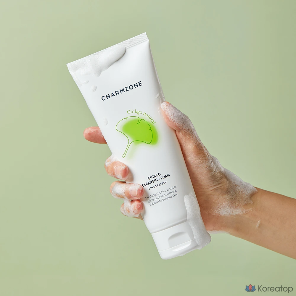 Пенка для умывания Charmzone Ginkgo Natural, 1 шт., 200 мл, фото 9