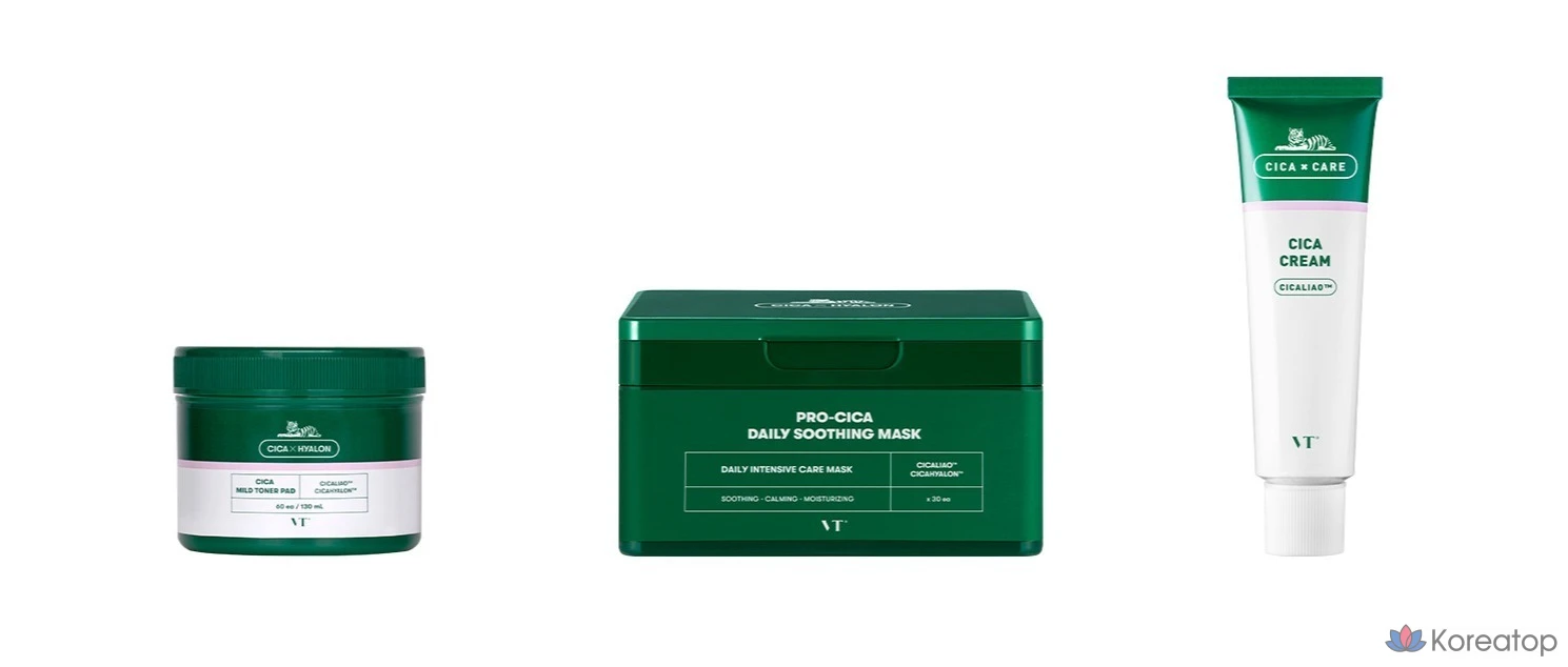 Успокаивающая маска для лица VT Cosmetic Pro Cica Daily Soothing Mask, 30 штук, 2 упаковки, фото 10