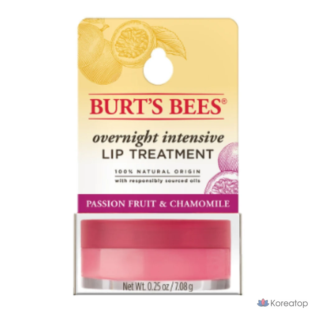 Бальзам для губ Burt's Bees, маракуйя и ромашка, 7,08 г, 1 шт.